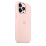 Apple iPhone 13 Pro silikoninis dėklas su MagSafe - Chalk Pink