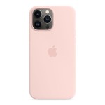 Apple iPhone 13 Pro Max silikoninis dėklas su MagSafe - Chalk Pink