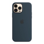 Apple iPhone 13 Pro Max Silicone Case with MagSafe - Abyss Blue