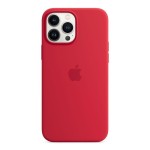 Apple iPhone 13 Pro Max Silicone Case with MagSafe - (PRODUCT) Red