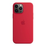 Apple iPhone 13 Pro Max Silicone Case with MagSafe - (PRODUCT) Red