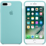 Apple iPhone 8 Plus/7 Plus silikoninis Sea Blue dėklas