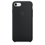Apple iPhone 8/7 silikoninis Black dėklas