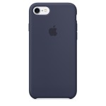 Apple iPhone 8/7 silikoninis Midnight Blue dėklas