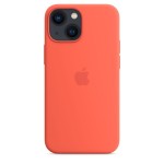 Apple iPhone 13 mini silikoninis dėklas su MagSafe - Nectarine