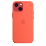 Apple iPhone 13 mini silikoninis dėklas su MagSafe - Nectarine