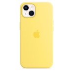 Apple iPhone 13 silikoninis dėklas su MagSafe - Lemon Zest
