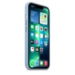 Apple iPhone 13 Pro silikoninis dėklas su MagSafe - Blue Fog