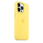 Apple iPhone 13 Pro silikoninis dėklas su MagSafe - Lemon Zest