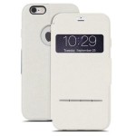 Moshi SenseCover iPhone 6/6S kreminis dėklas