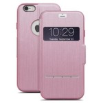 Moshi SenseCover iPhone 6/6S rožinis dėklas