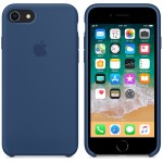 Apple iPhone 8/7 silikoninis Blue Cobalt dėklas