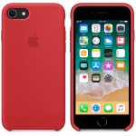 Apple iPhone 8/7 silikoninis Red dėklas
