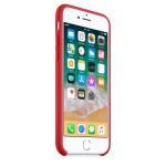 Apple iPhone 8/7 silikoninis Red dėklas