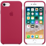Apple iPhone 8/7 silikoninis Rose Red dėklas