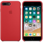Apple iPhone 8 Plus/7 Plus silikoninis Red dėklas