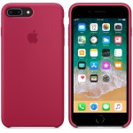 Apple iPhone 8 Plus/7 Plus silikoninis Rose Red dėklas