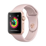 Watch Series 3 38mm Gold Aluminum Case with Pink Sand Sport Band