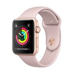 Watch Series 3 42mm Gold Aluminum Case with Pink Sand Sport Band