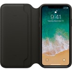 Apple iPhone X odinis Folio Black dėklas