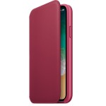 Apple iPhone X odinis Folio Berry dėklas