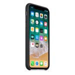 Apple iPhone X silikoninis Black dėklas