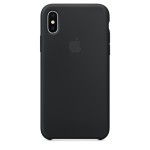 Apple iPhone X silikoninis Black dėklas
