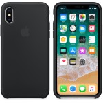 Apple iPhone X silikoninis Black dėklas