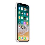 Apple iPhone X silikoninis White dėklas