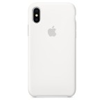 Apple iPhone X silikoninis White dėklas