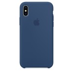 Apple iPhone X silikoninis Blue Cobalt dėklas