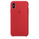 Apple iPhone X silikoninis Red dėklas