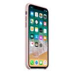 Apple iPhone X silikoninis Pink Sand dėklas