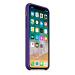Apple iPhone X silikoninis Ultra Violet dėklas