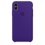 Apple iPhone X silikoninis Ultra Violet dėklas