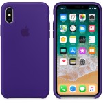 Apple iPhone X silikoninis Ultra Violet dėklas