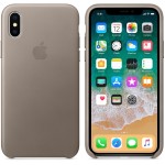 Apple iPhone X odinis Taupe dėklas