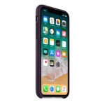 Apple iPhone X odinis Dark Aubergine dėklas