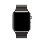 42mm Charcoal Gray Leather Loop - Medium