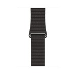 42mm Charcoal Gray Leather Loop - Medium