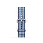 38mm Midnight Blue Stripe Woven Nylon