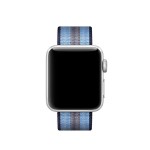 38mm Midnight Blue Stripe Woven Nylon