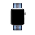 42mm Midnight Blue Stripe Woven Nylon