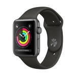 Watch Series 3 38mm Space Gray Aluminum Case with Gray Sport Band