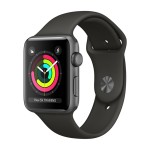 Watch Series 3 42mm Space Gray Aluminum Case with Gray Sport Band (buvo išpakuotas)