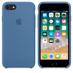 Apple iPhone 8/7 silikoninis Denim Blue dėklas
