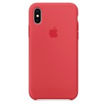 Apple iPhone X silikoninis Red Raspberry dėklas
