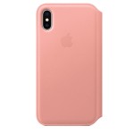 Apple iPhone X odinis Folio Soft Pink dėklas