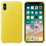 Apple iPhone X odinis Spring Yellow dėklas