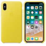 Apple iPhone X odinis Spring Yellow dėklas